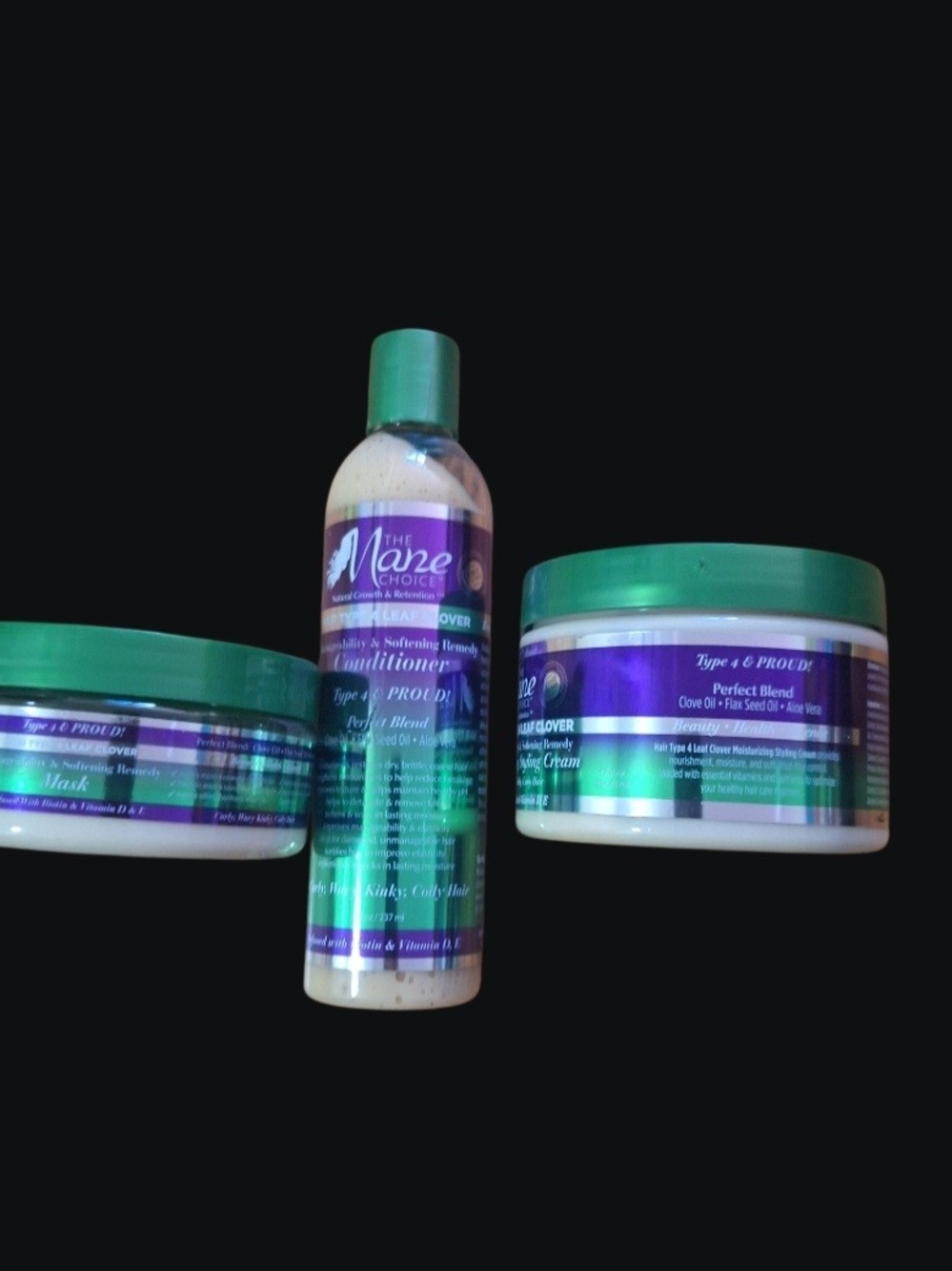Green & Purple Hydrating Conditioner & Mask Set